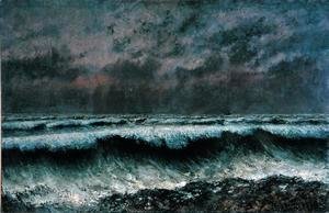 Gustave Courbet - The Wave, 1870