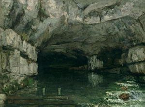 Gustave Courbet - The Grotto of the Loue, 1864