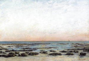 Gustave Courbet - Sunset, Trouville, c. 1870