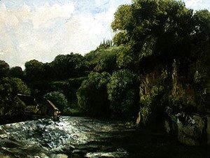 Gustave Courbet - The Lock on the Loue, 1867