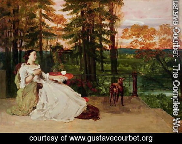 Gustave Courbet - Woman of Frankfurt, 1858