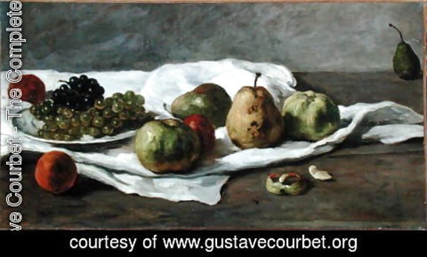 Gustave Courbet - Apples, pears and grapes