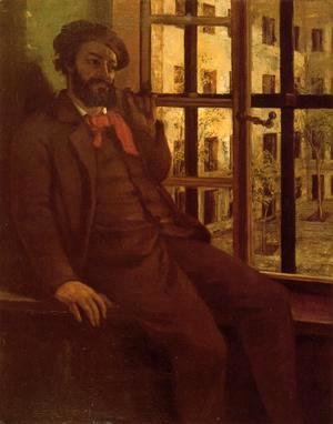 Self Portrait at Sainte-Pelagie, 1871