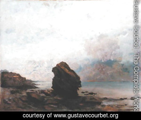 Gustave Courbet - The Isolated Rock, c.1862