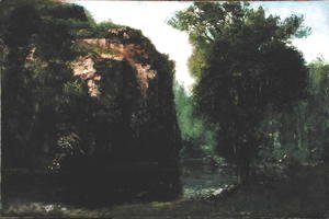 Gustave Courbet - The Silent River, 1868