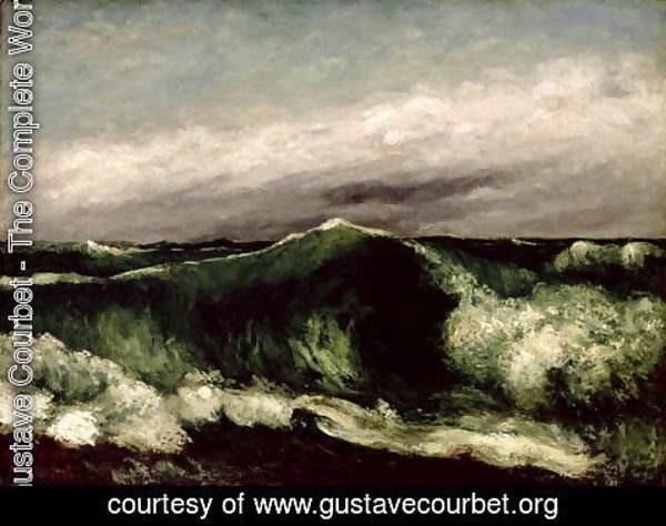 Gustave Courbet - The Wave, 1869