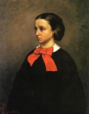 Gustave Courbet - Portrait of Madame Jacquet