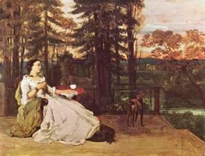Gustave Courbet - The Lady of Frankfurt