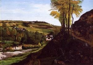 Gustave Courbet - Valley of Ornans
