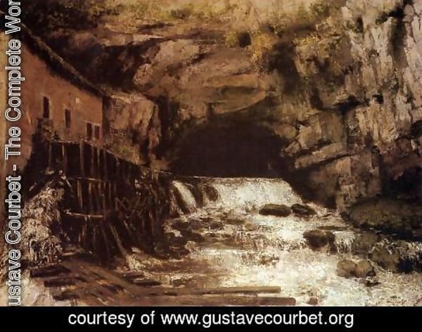 Gustave Courbet - The Source of the Loue I