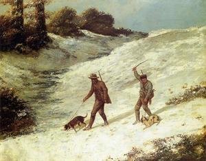 Gustave Courbet - Poachers in the Snow