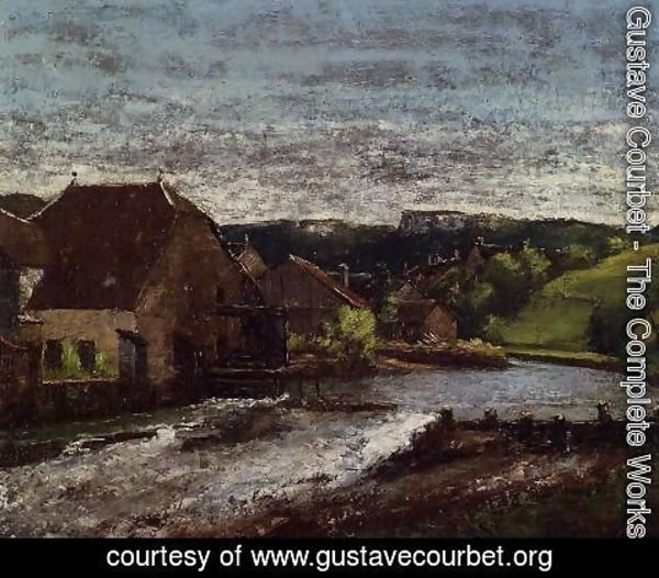 Gustave Courbet - The Loue Valley