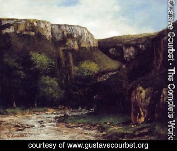 Gustave Courbet - The Gorge