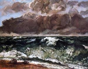 Gustave Courbet - The Wave II