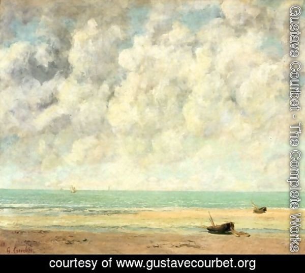 Gustave Courbet - The Calm Sea