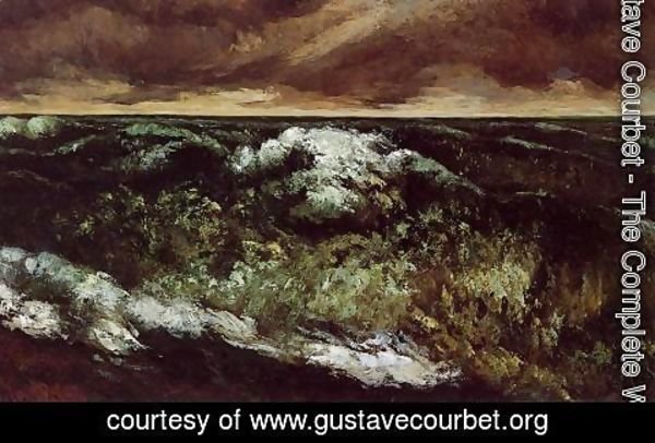 Gustave Courbet - The Angry Sea