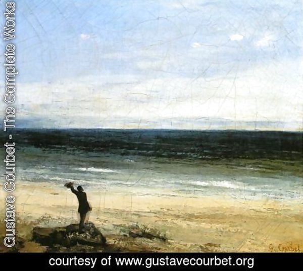 Gustave Courbet - The Beach at Palavas