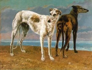 Gustave Courbet - Count de Choiseul's Greyhounds