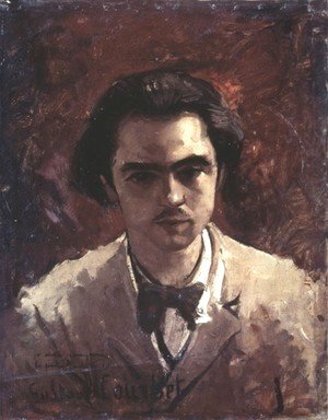 Gustave Courbet - Portrait of Paul Verlaine