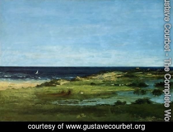 Gustave Courbet - The beach