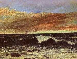 Gustave Courbet - The Wave 1