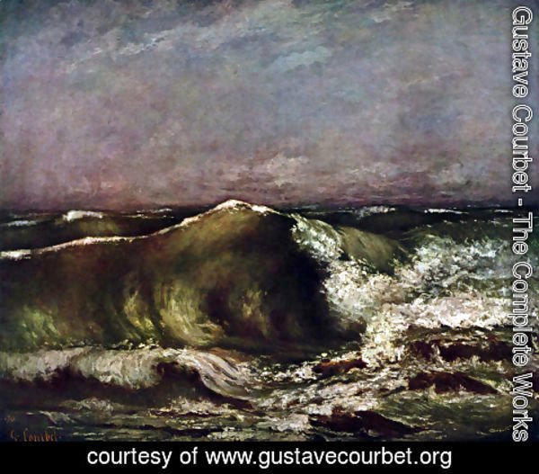 Gustave Courbet - The wave 7
