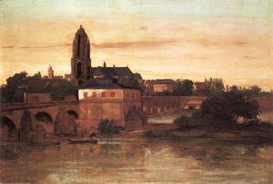 Gustave Courbet - View of Frankfurt