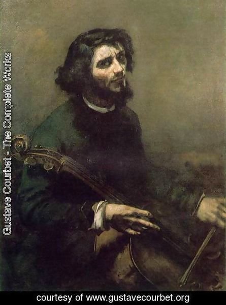 Gustave Courbet - Self-Portrait (The Cellist)