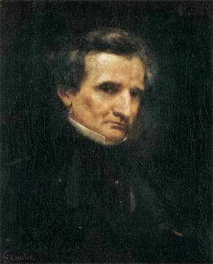 Gustave Courbet - Portrait of Hector Berlioz