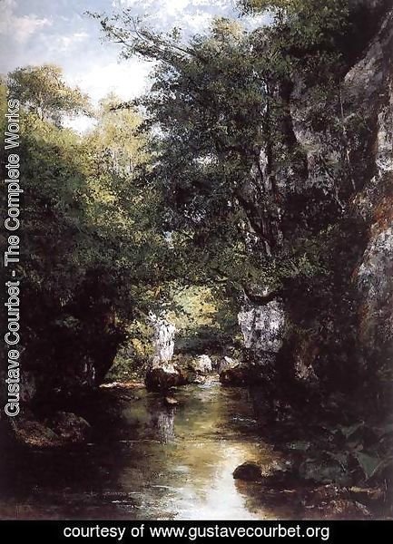 Gustave Courbet - The Stream at Breme