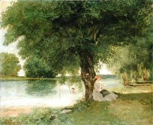 Gustave Courbet - The Charente at Port Bertaud 1862