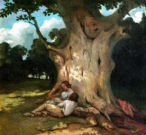 Gustave Courbet - The Large Oak 2