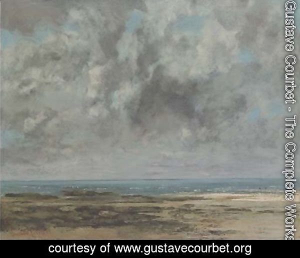 Gustave Courbet - La Plage de Saint-Aubin