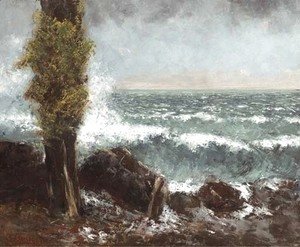 Gustave Courbet - Marine, le peuplier