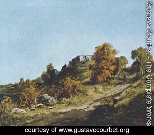 Gustave Courbet - Paysage aux environs d'Ornans