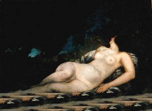 Gustave Courbet - Femme endormie, tude