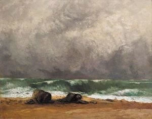 Gustave Courbet - La Vague 4