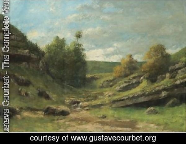 Gustave Courbet - La Vallee Rocheuse 2