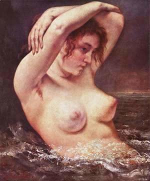 Gustave Courbet - The Bather