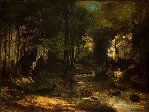 Gustave Courbet - The Stream