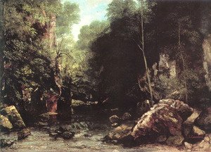 Gustave Courbet - The Black Creek