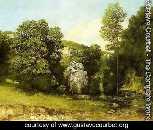 Gustave Courbet - The Stream in Bremen