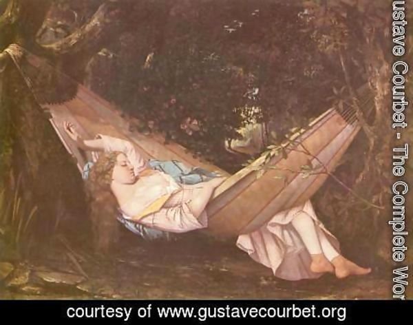 Gustave Courbet - The Hammock