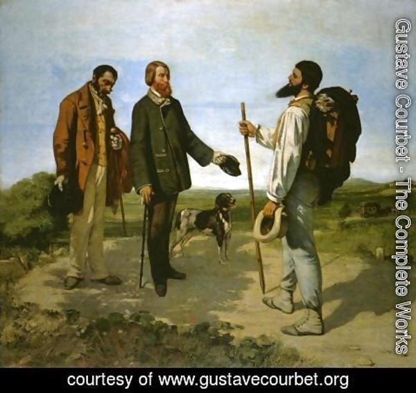 Gustave Courbet - Bonjour, Monsieur Courbet