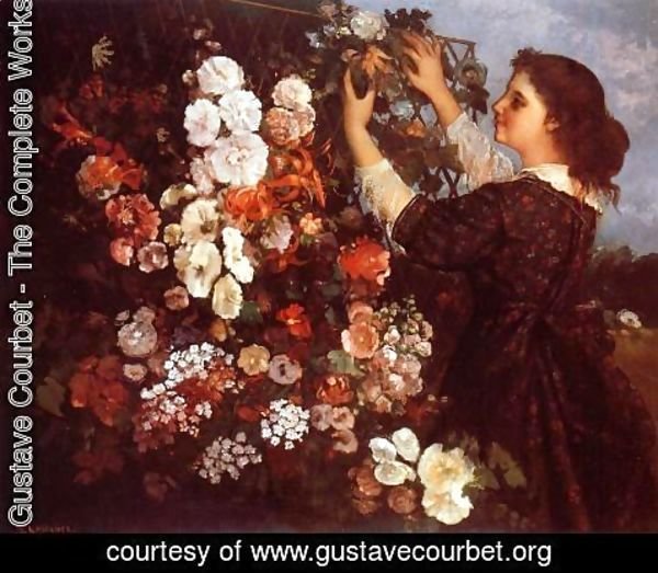 Gustave Courbet - The Trellis