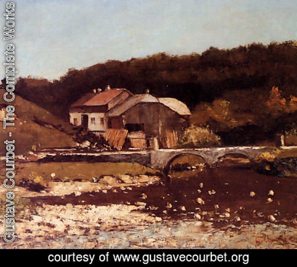 Gustave Courbet - La Ferme De Bonnevaux