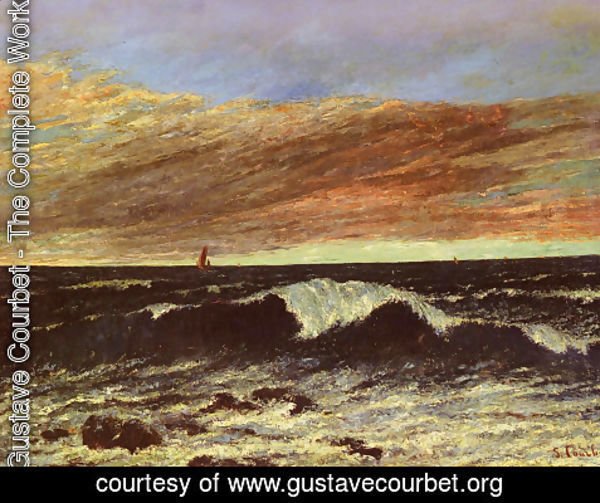 Gustave Courbet - La Vague (The Wave)