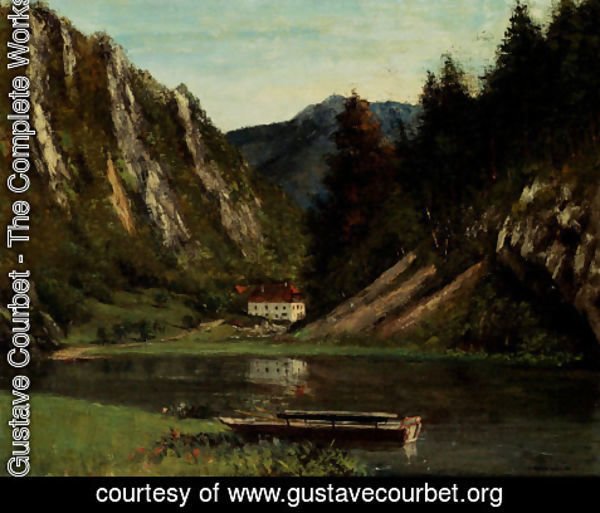 Gustave Courbet - Les Doubs A La Maison-Monsieur