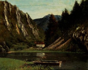 Gustave Courbet - Les Doubs A La Maison-Monsieur