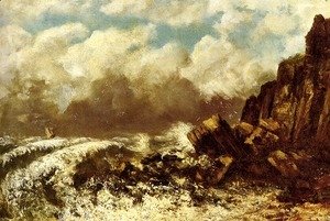 Gustave Courbet - Marine A Etretat